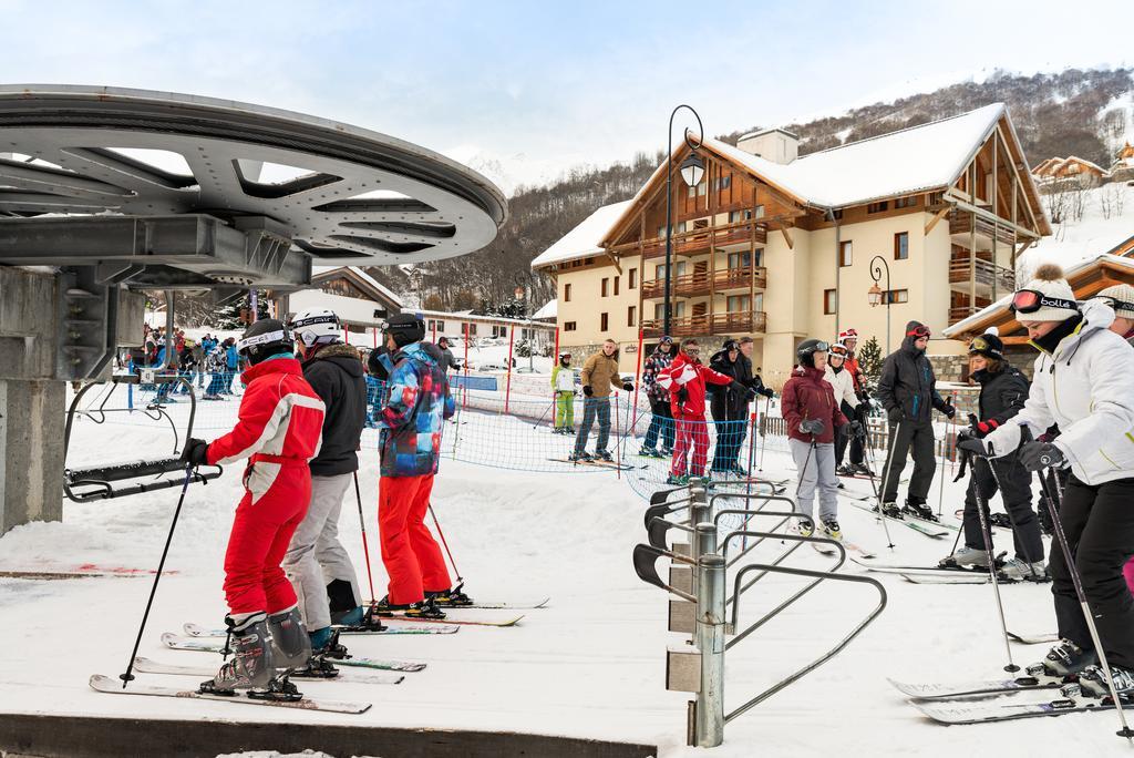 Lagrange Vacances Chalets Du Galibier Valloire Exteriör bild